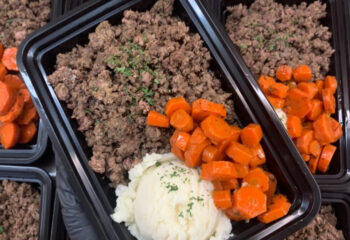 Extra Lean Ground Beef w/ Rice and Carrots